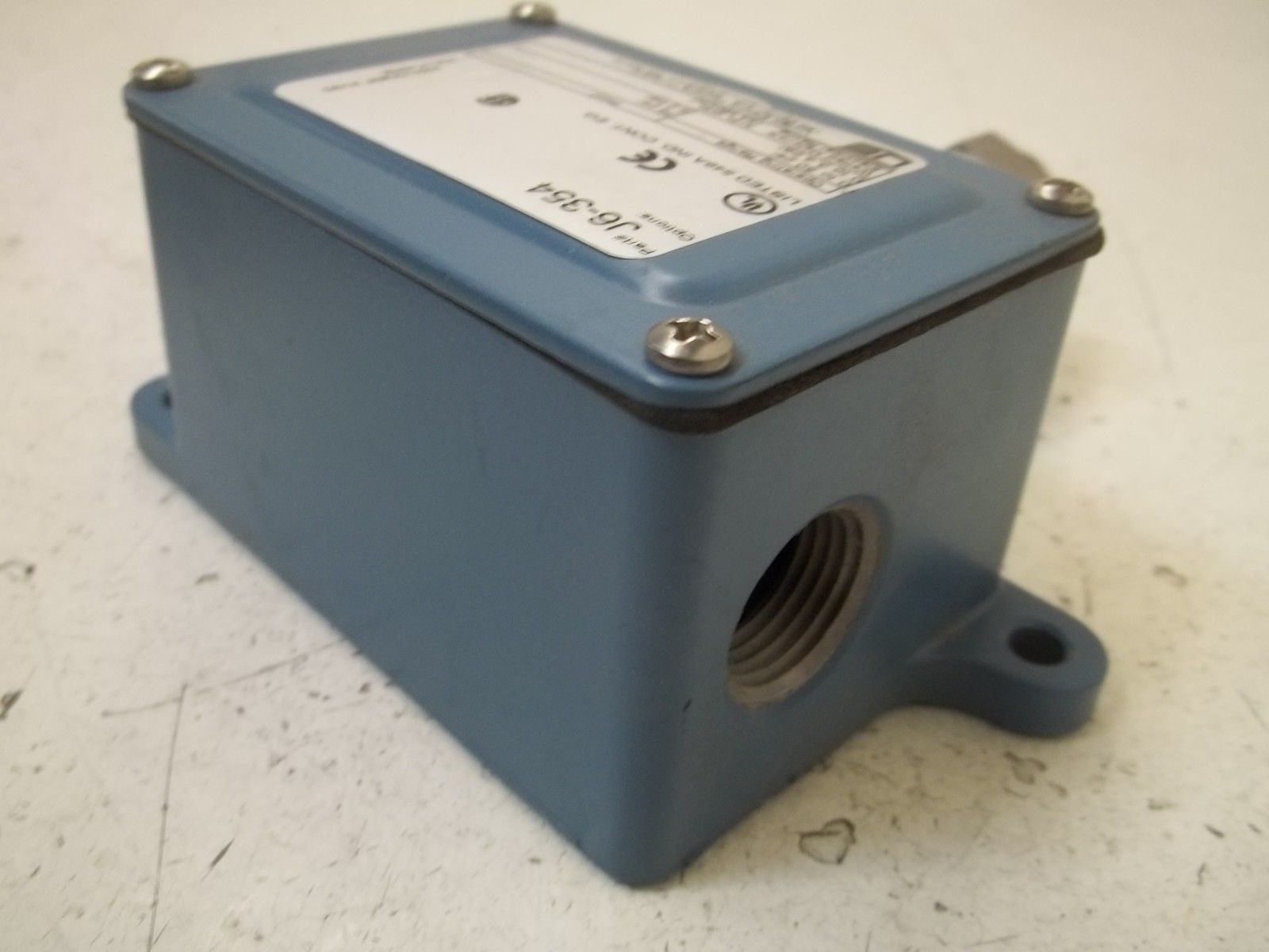 UNITED ELECTRIC J6-354 PRESSURE SWITCH NSNP
