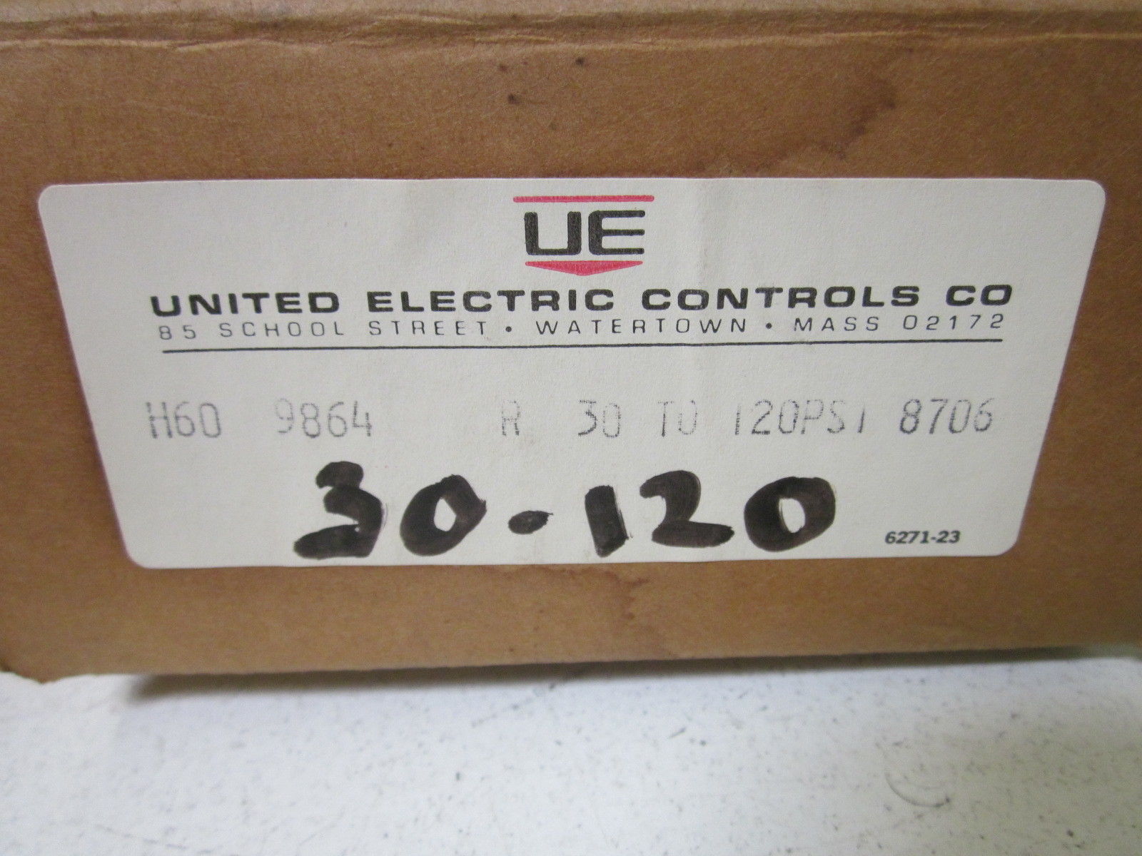 UNITED ELECTRIC 9864 H60-9864 NSMP