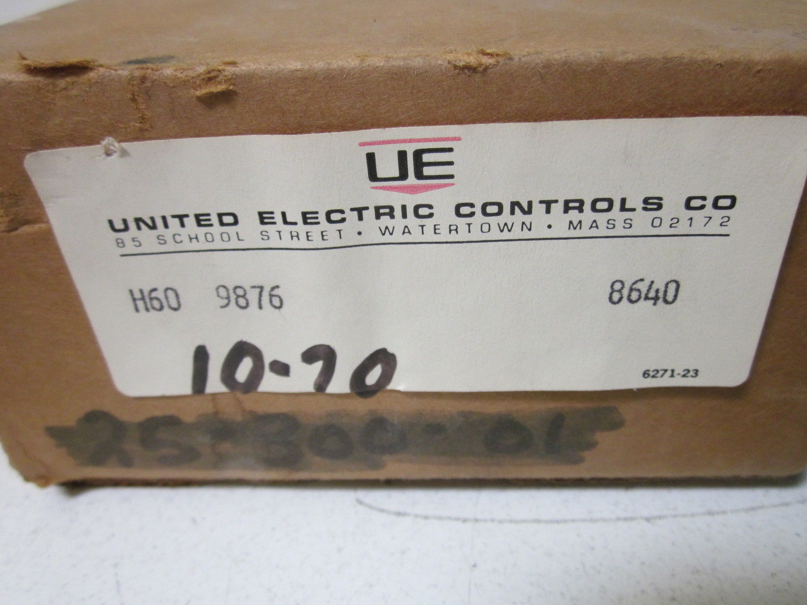 UNITED ELECTRIC 9876 H60-9876 NSMP