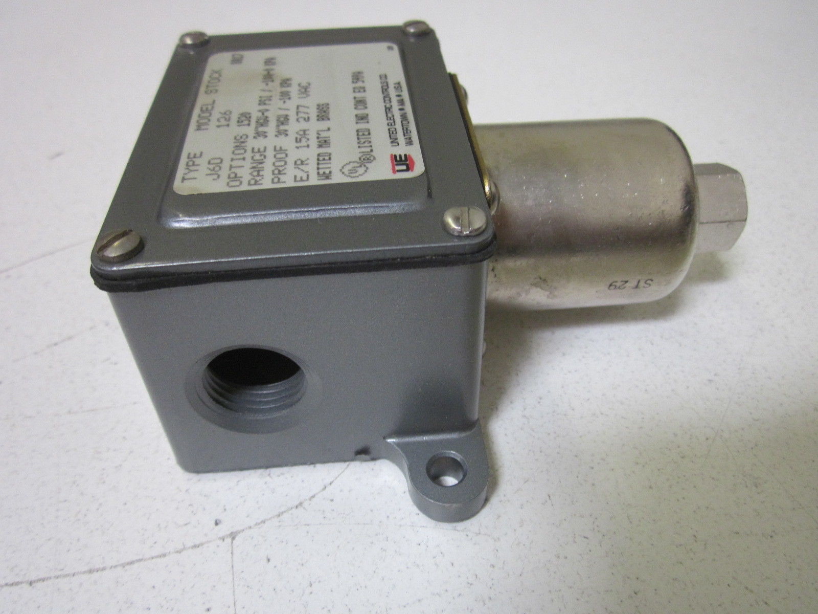 UNITED ELECTRIC 126 J6D-126 NSMP