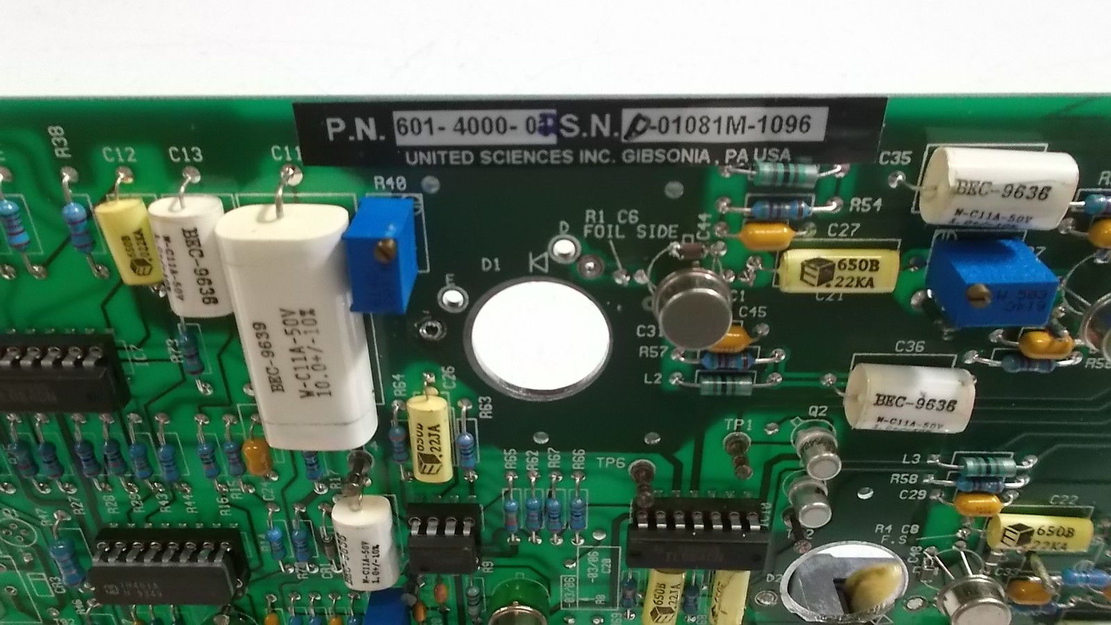 UNITED SCIENCE 601-4000-01 NSNP