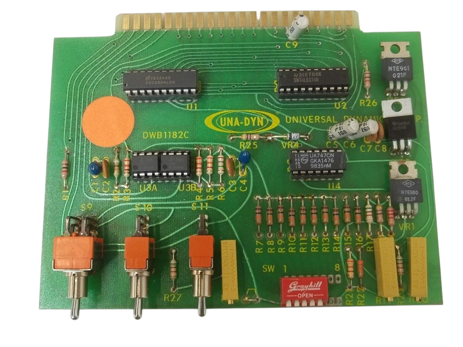 UNIVERSAL DYNAMIC DWB1182C PC BOARD UNMP