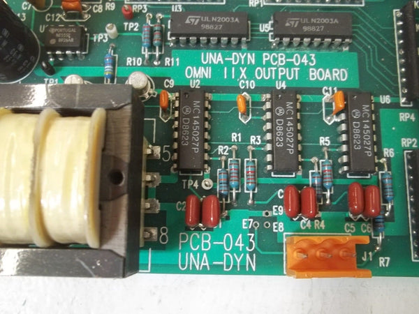UNIVERSAL DYNAMIC PCB-043 OUTPUT BOARD OMNI IIX UNMP