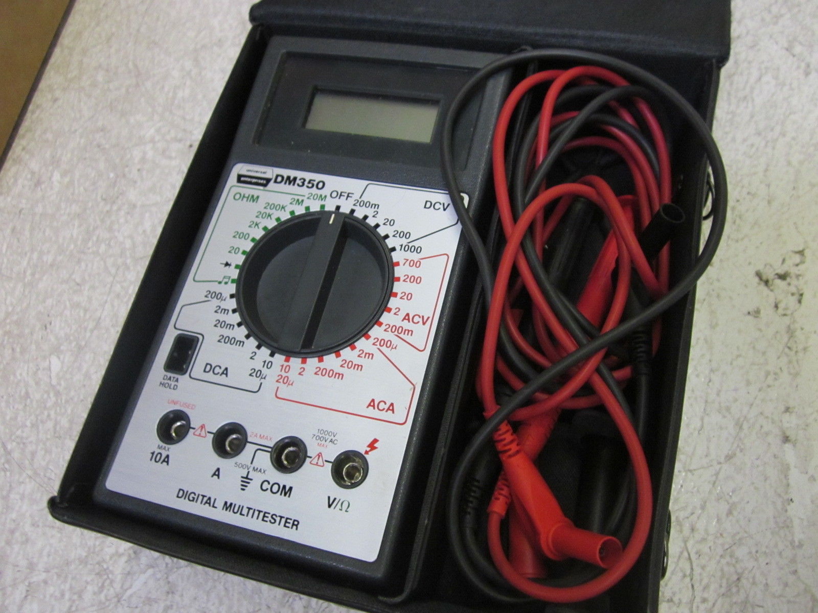 UNIVERSAL ENTERPRISE DM350 DIGITAL MULTI TESTER UNMP