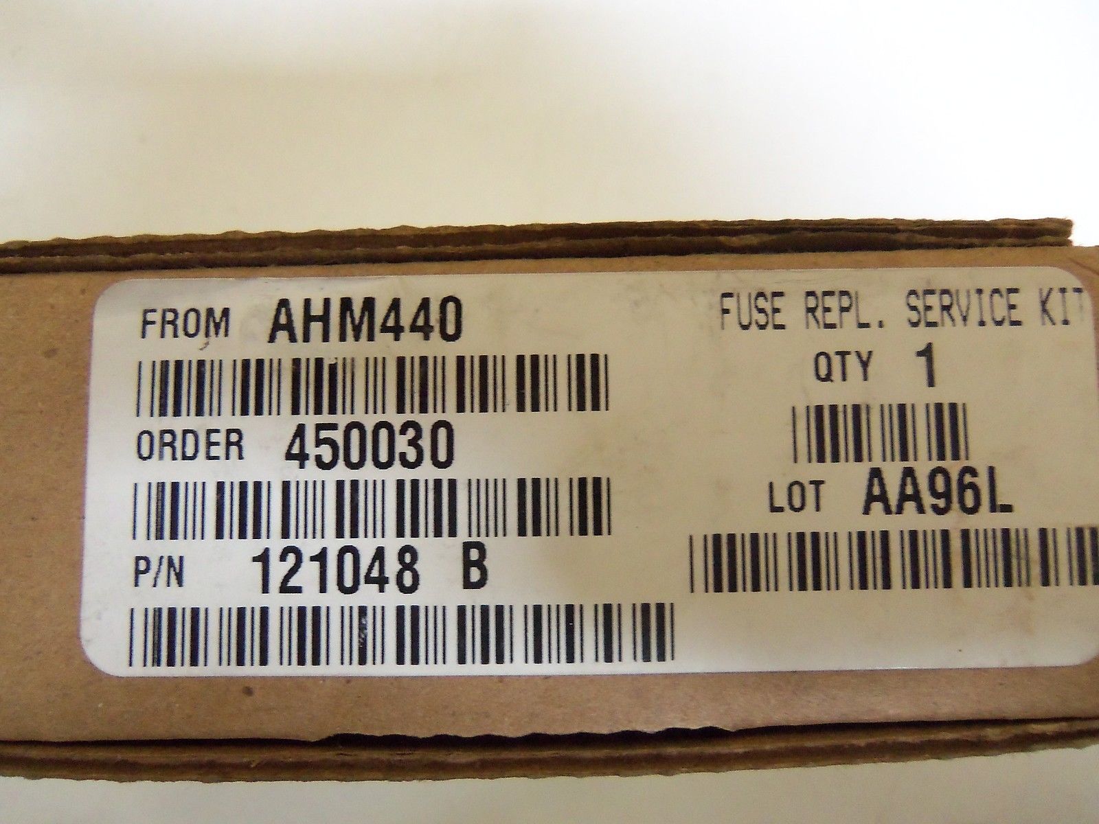 UPTIME 121048 B FUSE REPL. SERVICE KIT NSMP