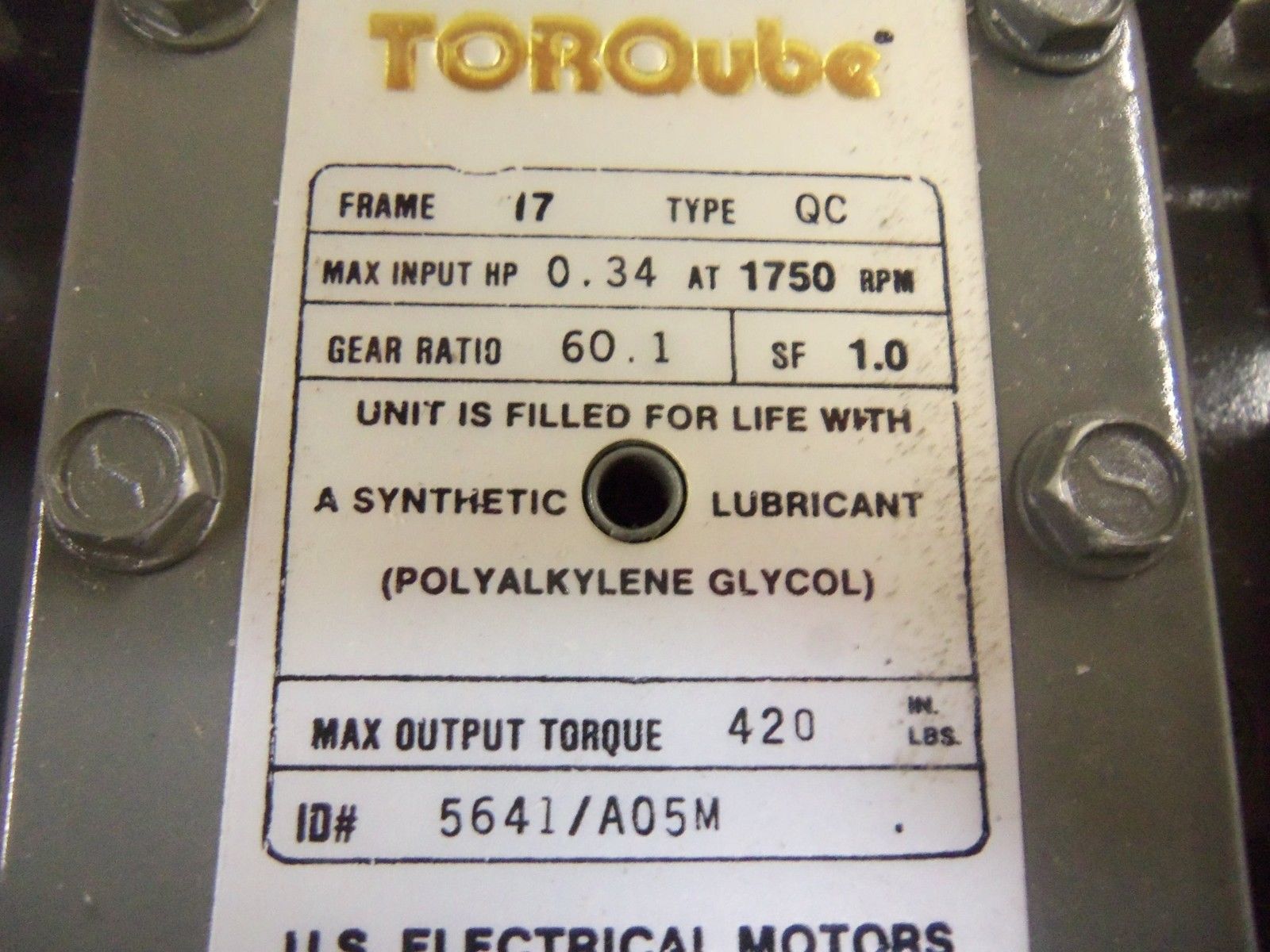 US MOTOR 5641 NSMP