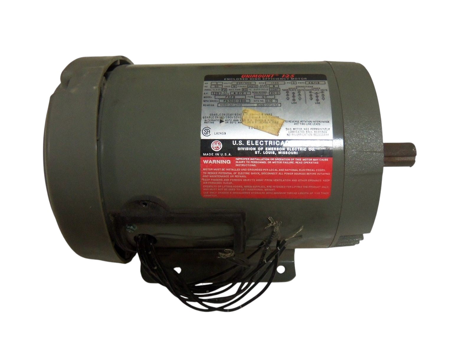 US MOTOR F029 MOTOR UNMP
