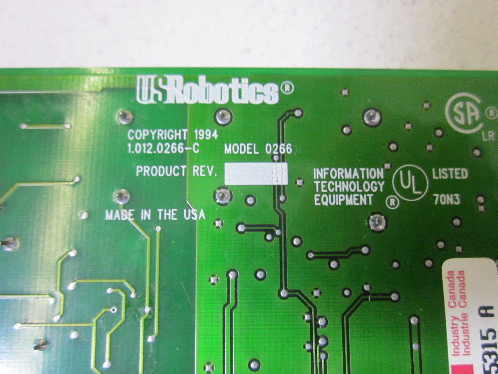 US ROBOTICS 0266 UNMP