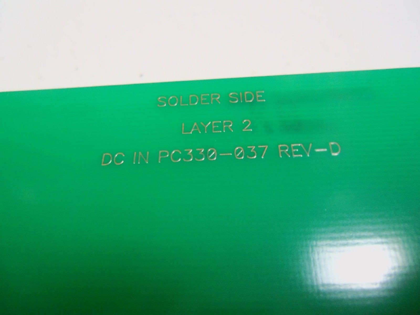 VAN DORN 330037 REV-D CIRCUIT BOARD UNMP