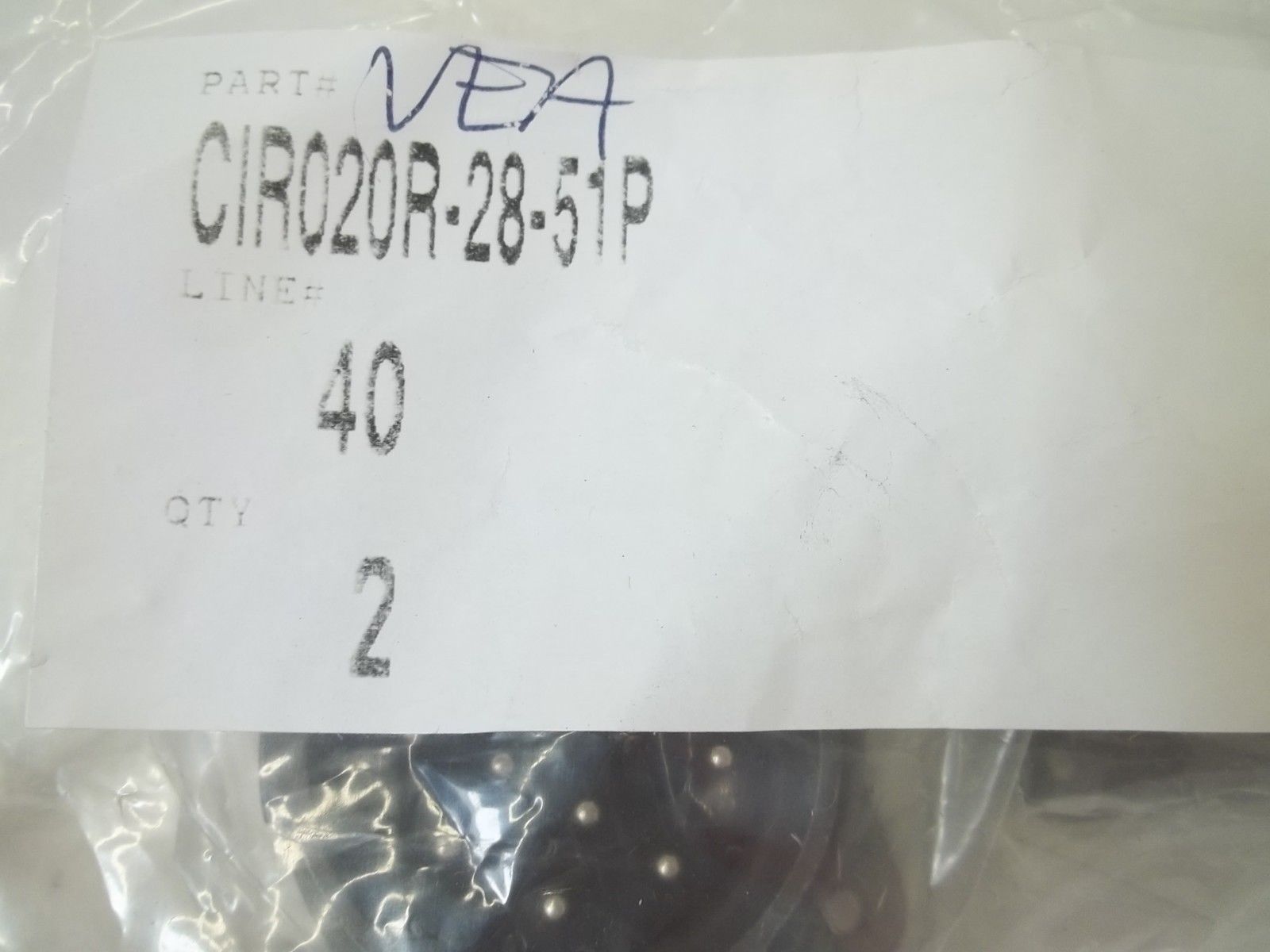 VEAM CIR020R-28-51P CONNECTOR NSMP