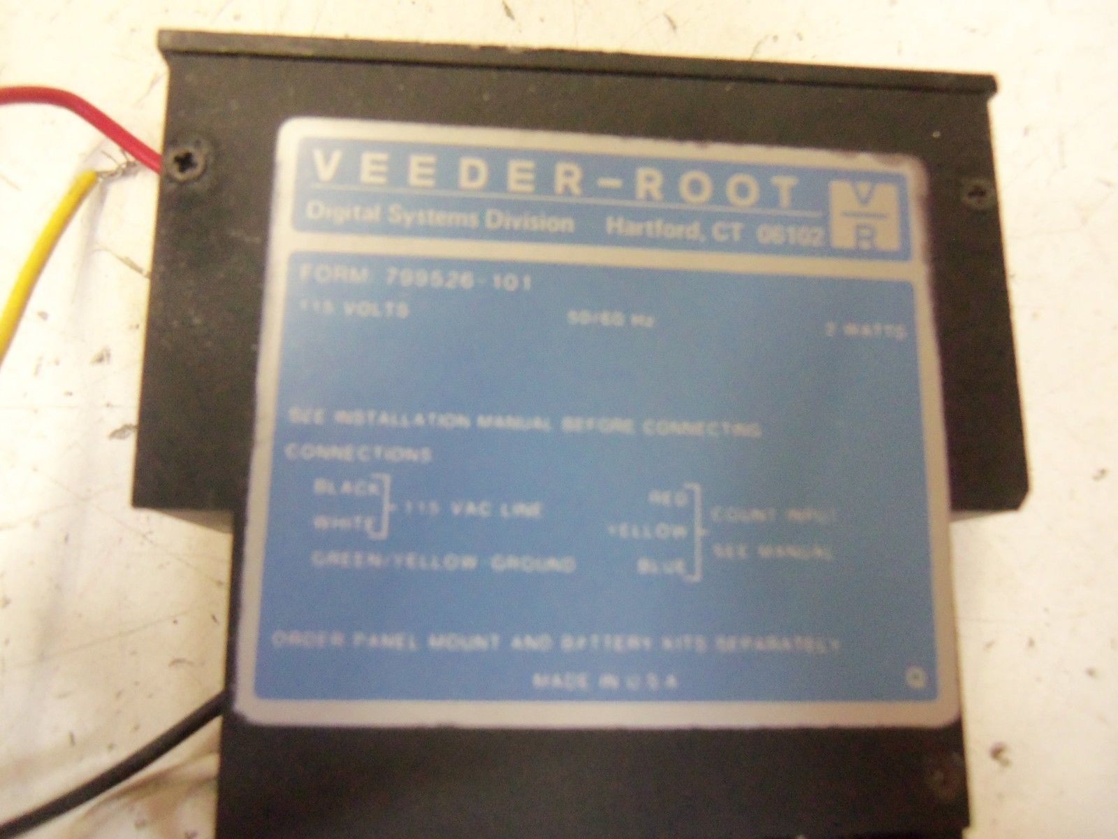 VEEDER-ROOT 799526-101 UNMP
