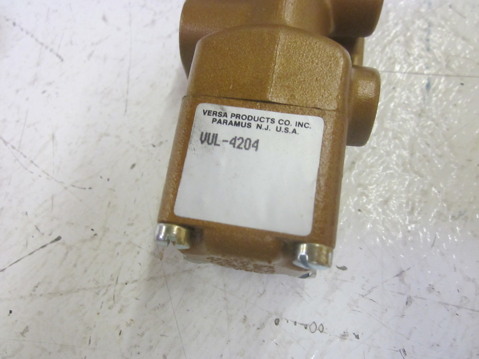 VERSA VUL-4204 VALVE UNMP