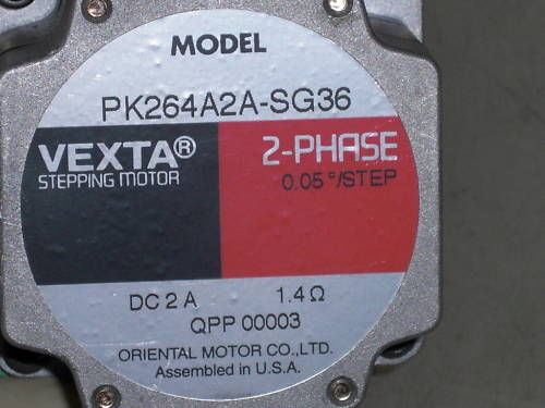 VEXTA PK264A2A-SG36 STEPPING MOTOR UNMP