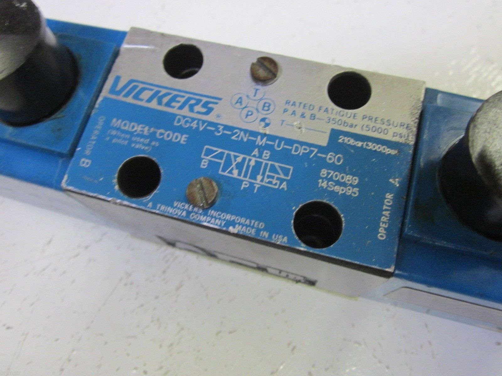 VICKERS DG4V-3-2N-M-U-DP7-60 HYDRAULIC VALVE NSNP