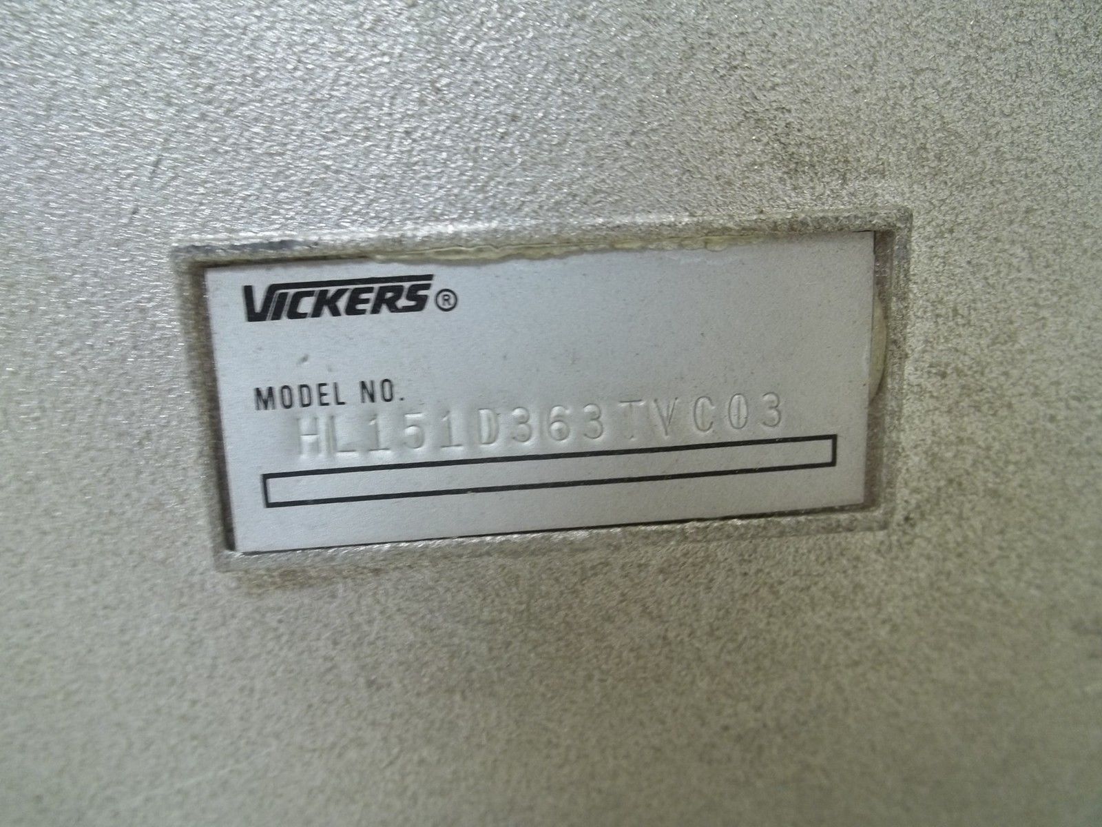 VICKERS HL151D363TVC03 UNMP