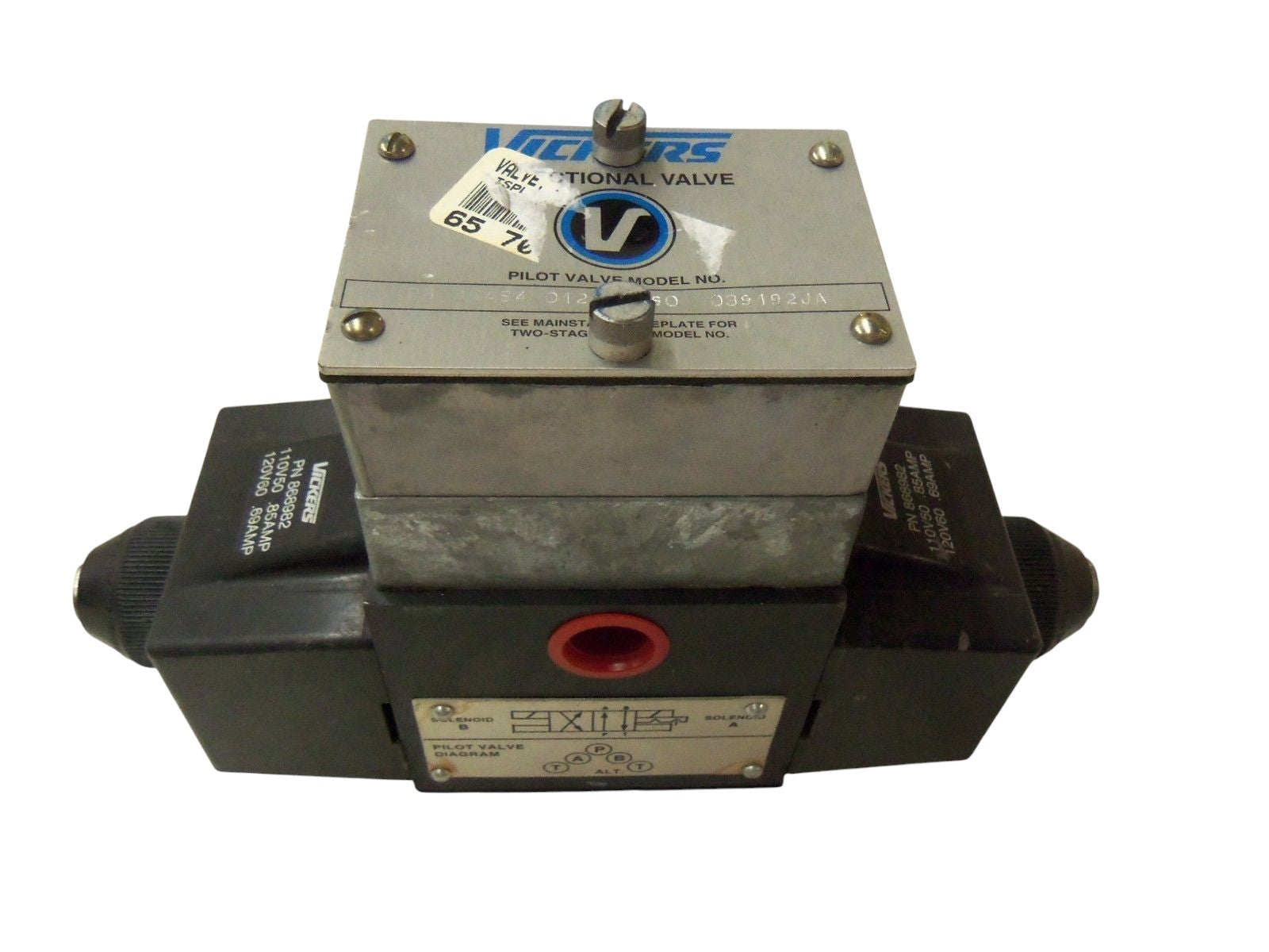 VICKERS PB DG4S4 012N B 60 039192TA DIRECTIONAL VALVE NSNP
