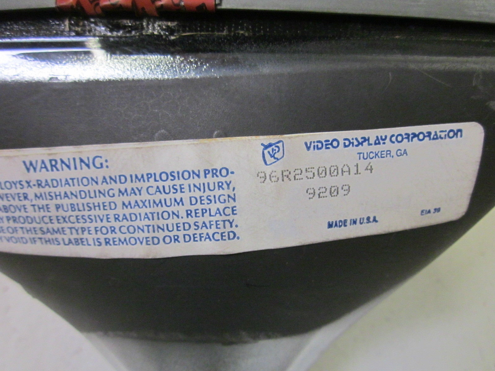 VIDEO DISPLAY CORPORATION 96R2500A14 NSMP