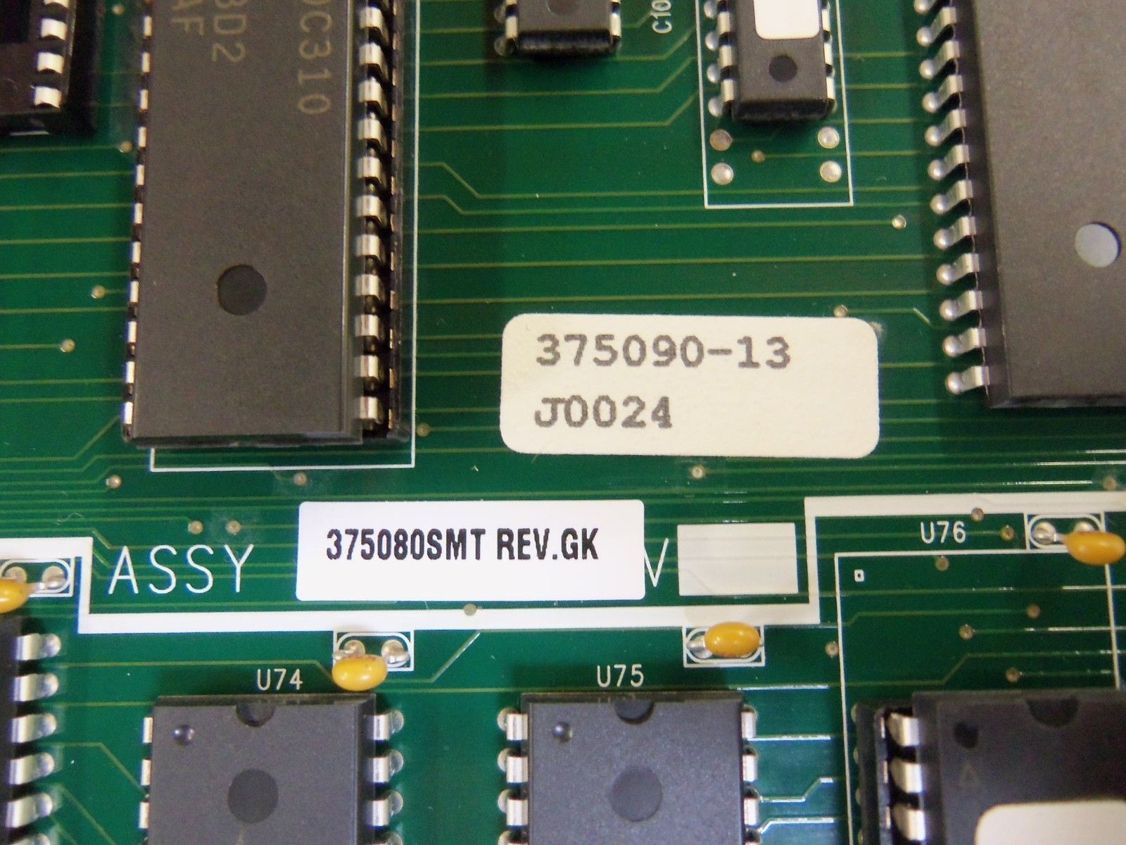 VIDEOJET 375080SMT CIRCUIT BOARD UNMP