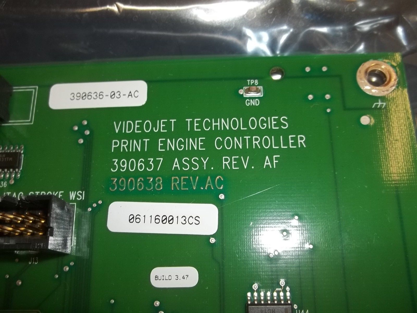 VIDEOJET TECHNOLOGIES 390637 PRINT ENGINE CONTROLLER UNMP