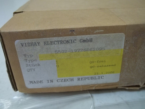 VISHAY ELECTRONIC 550-19726062095 BOARD UNMP