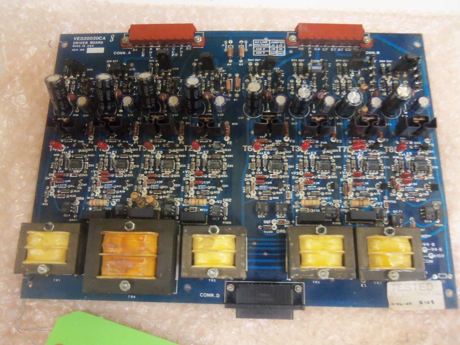 VOLKMAN VED20020CA-8 DRIVER BOARD REPAIRED *USED*