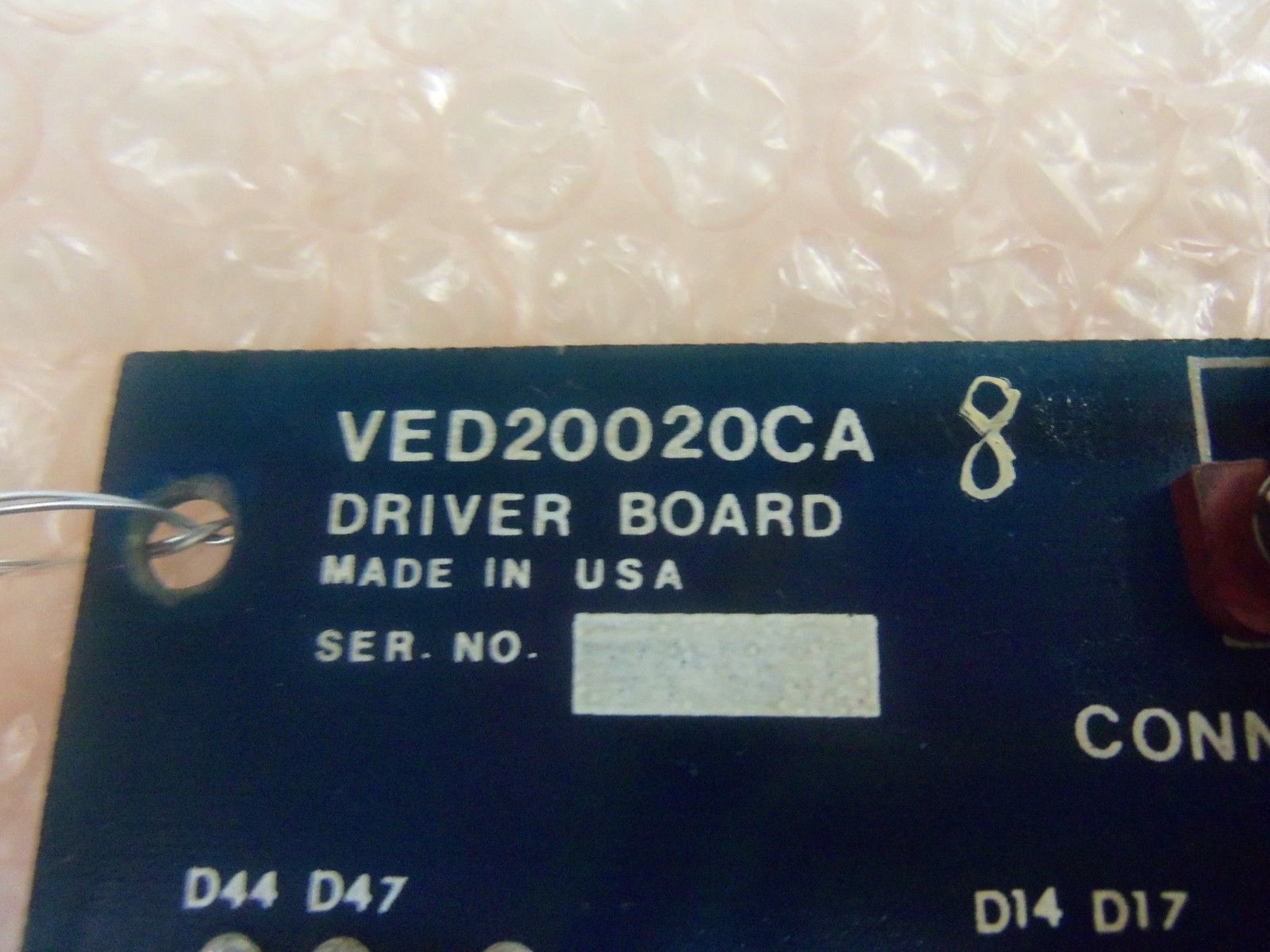 VOLKMAN VED20020CA-8 DRIVER BOARD REPAIRED *USED*