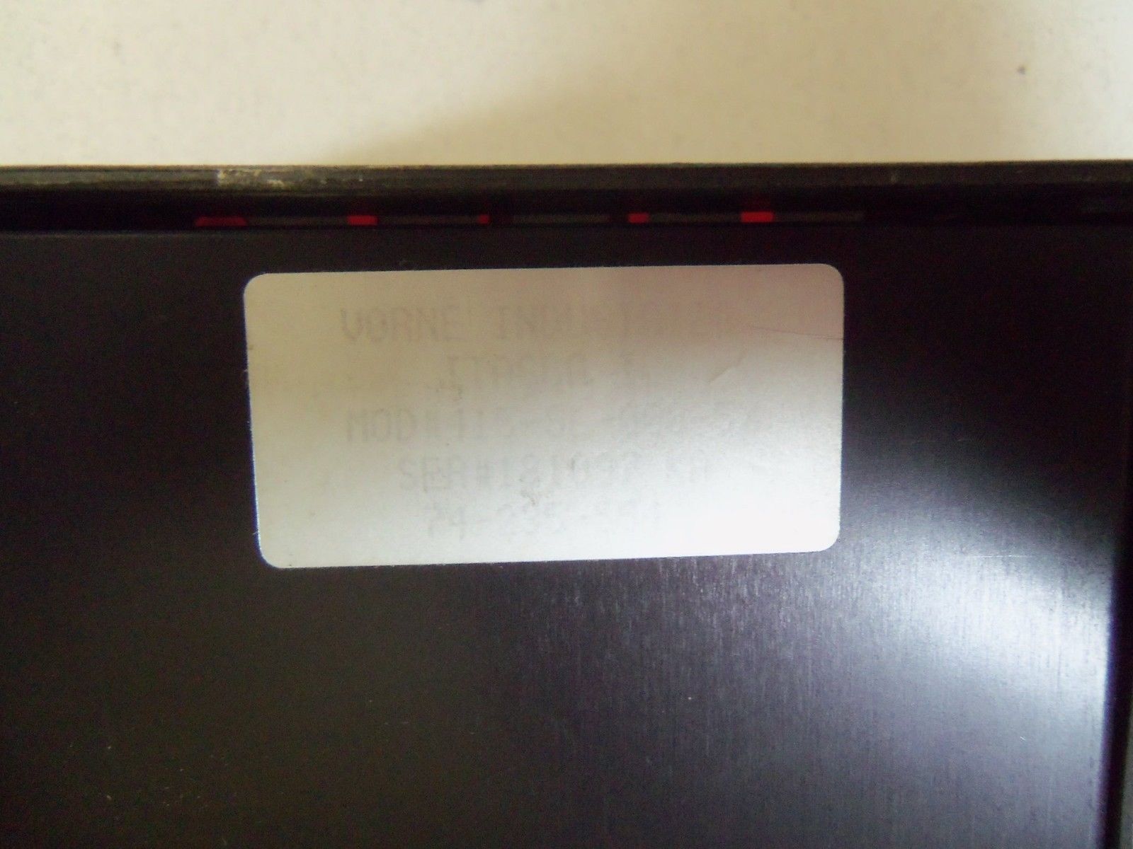 VORNE INDUSTRIES 415-SL-000-5X *USED*