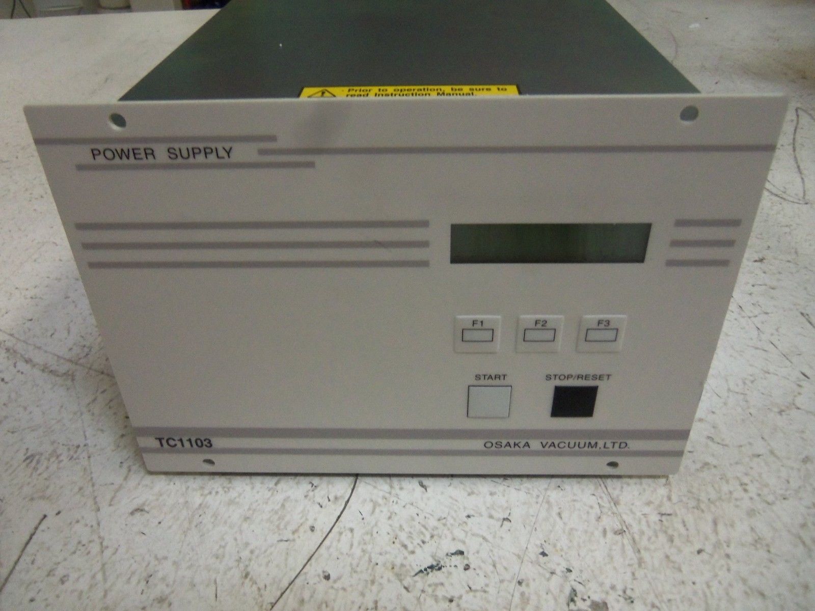 OSAKA VACUUM TC1103 POWER SUPPLY NSMP