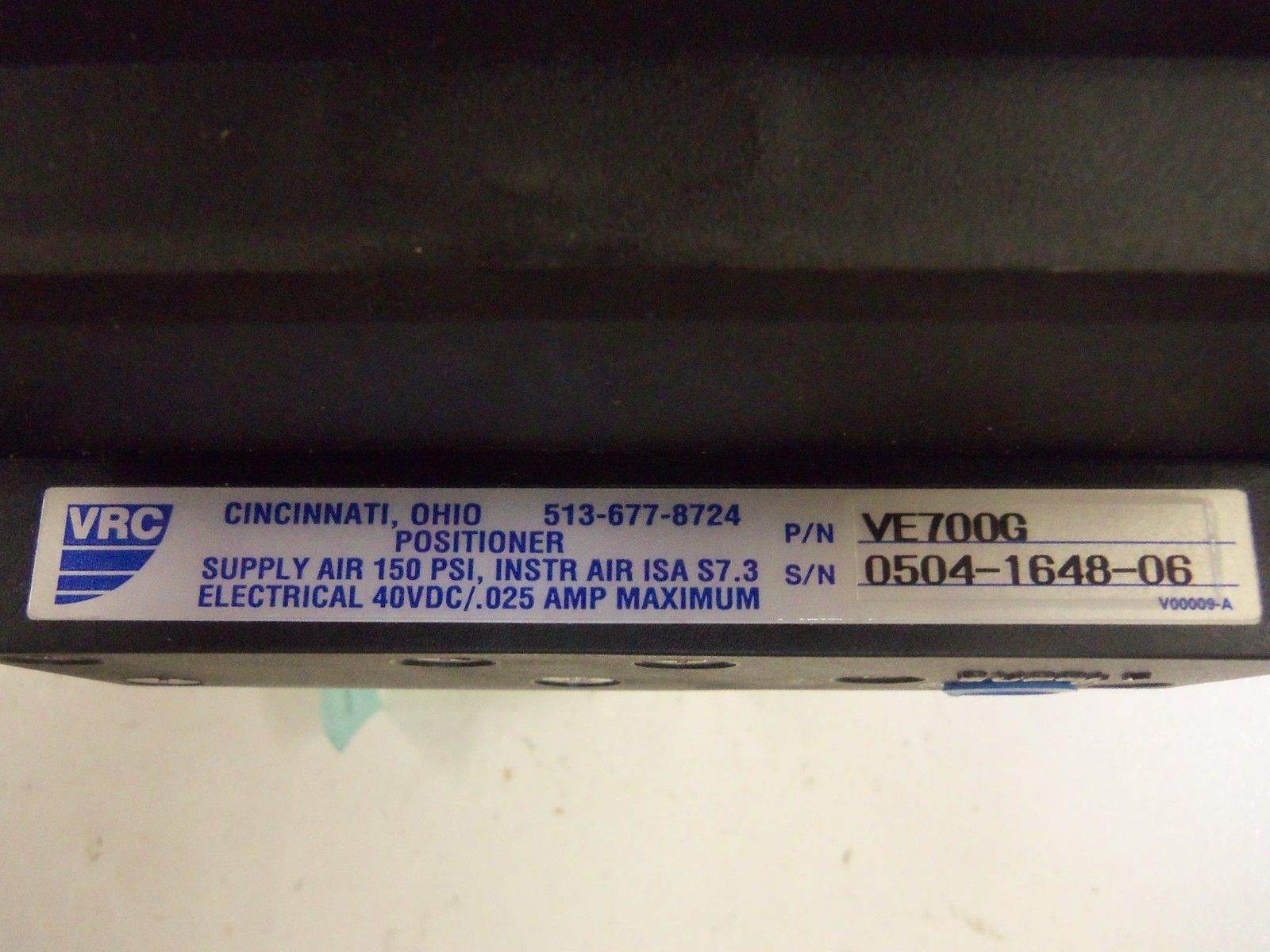VRC VE700G W/ FLOWTEK 93-0834-113A0-532 NSNP