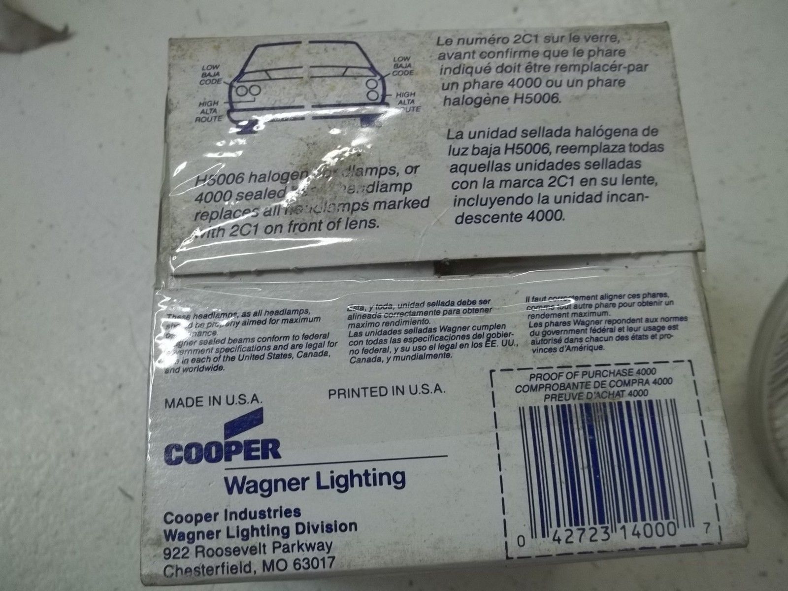 WAGNER 4000 SEALED BEAM NSMP