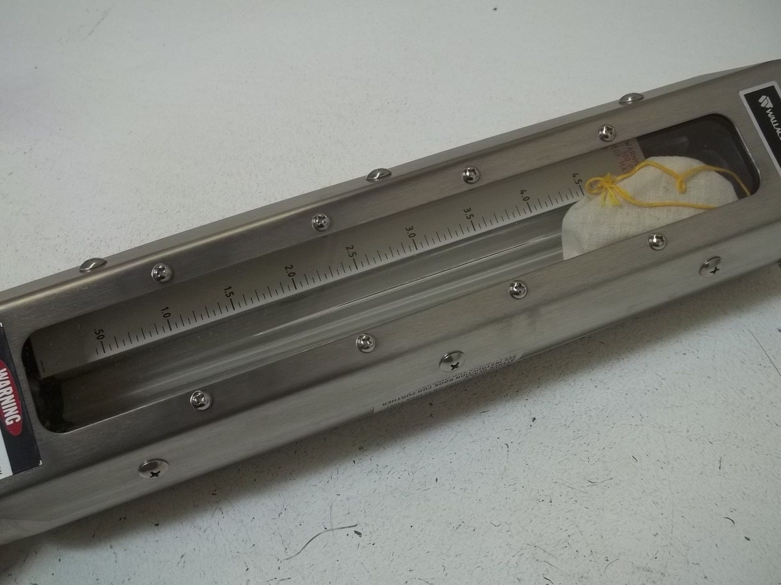 WALLANCE & TERMAN 5210G12208XXIB434SX GLASS TUBE METER  NSNP