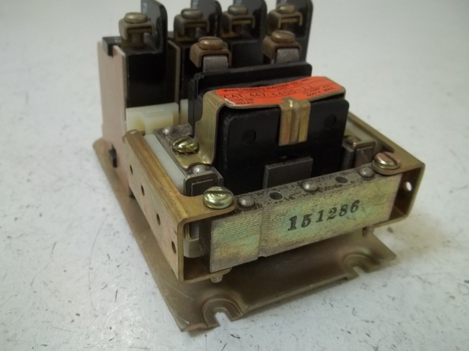 WARD LEONARD 447-6400-11 RELAY 110-120V UNMP