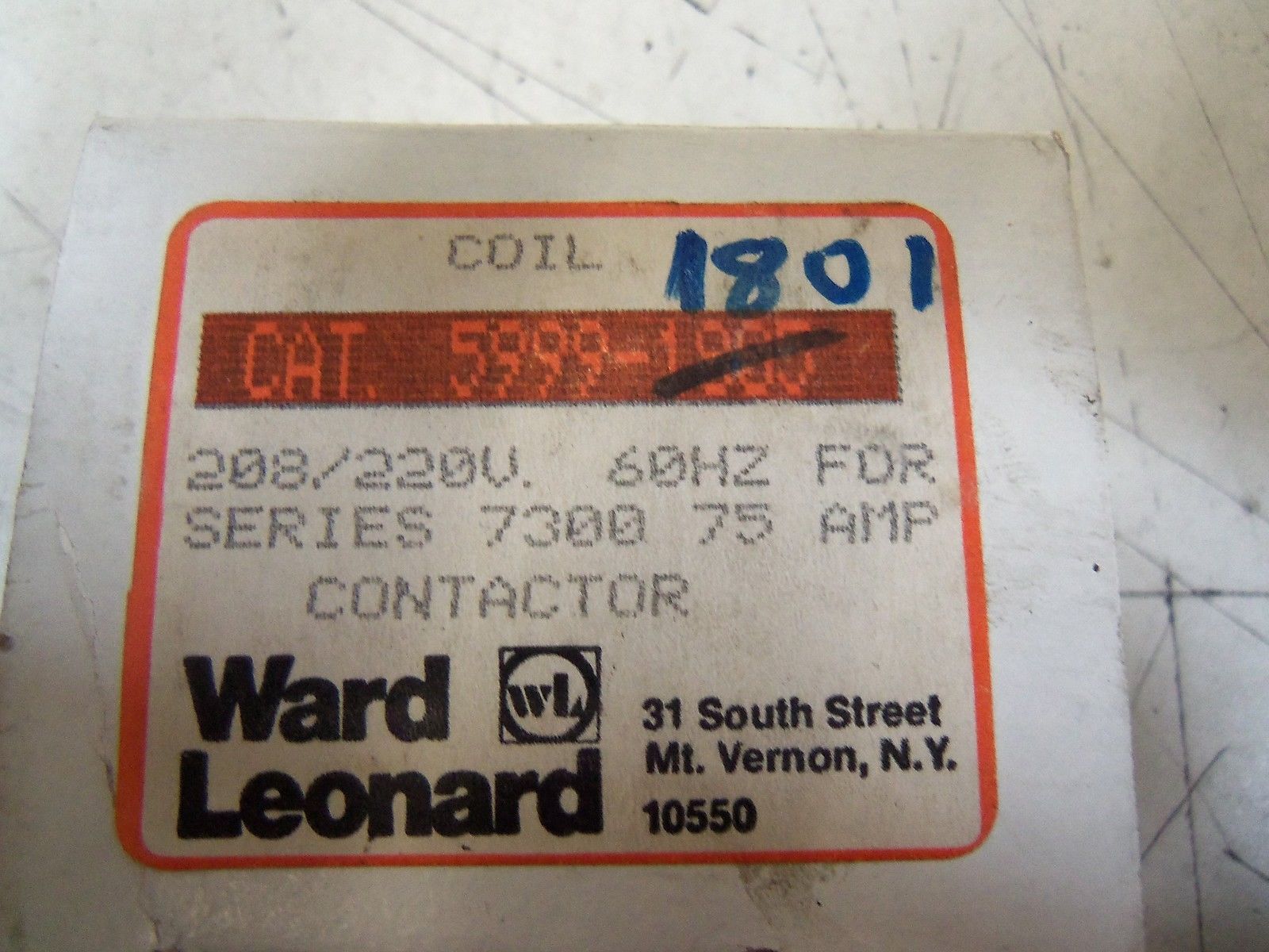 WARD LEONARD 5999-1801 *NEW IN BOX*