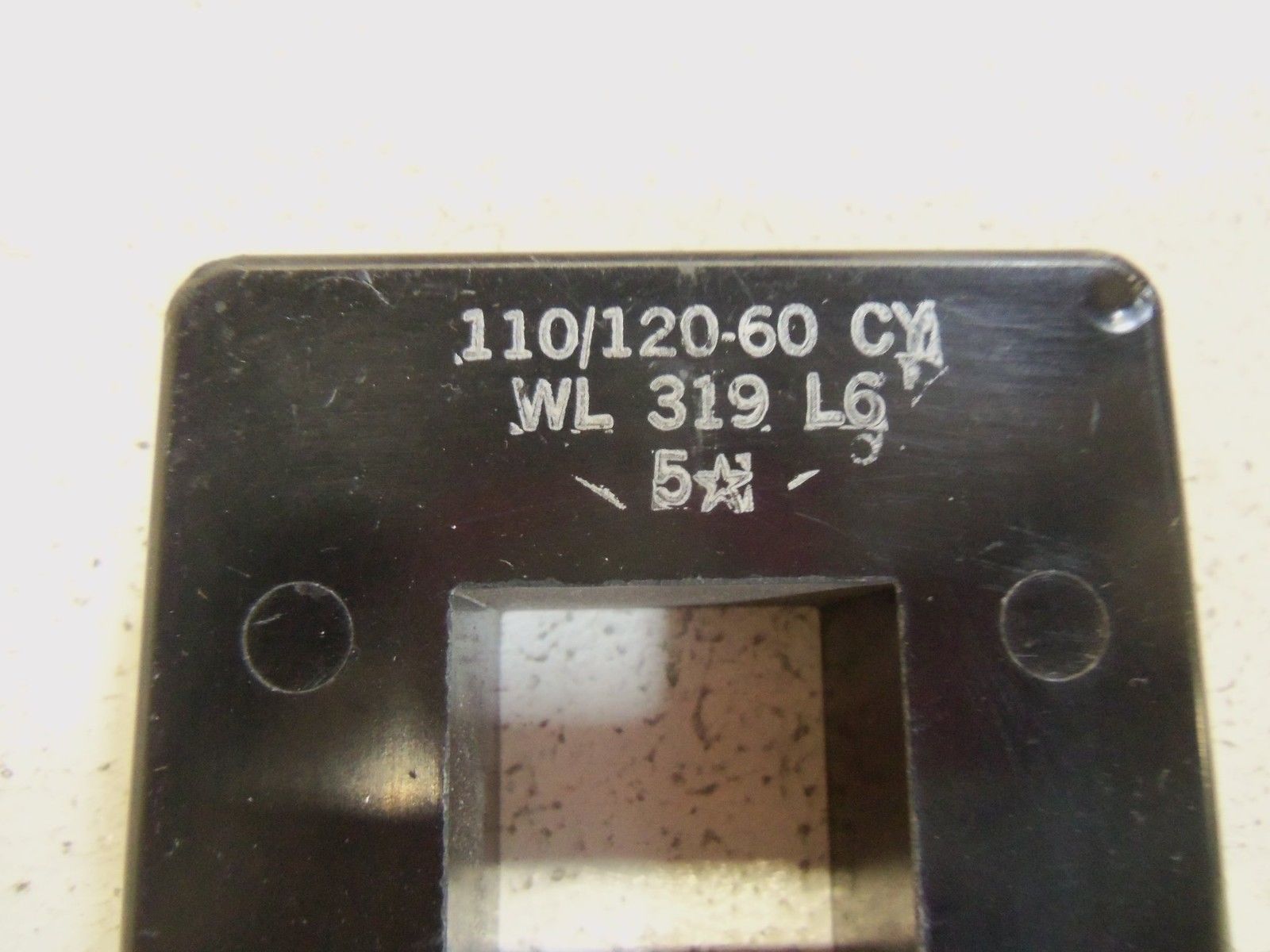 WARD LEONARD COIL WL 319 L6 110/120  UNMP