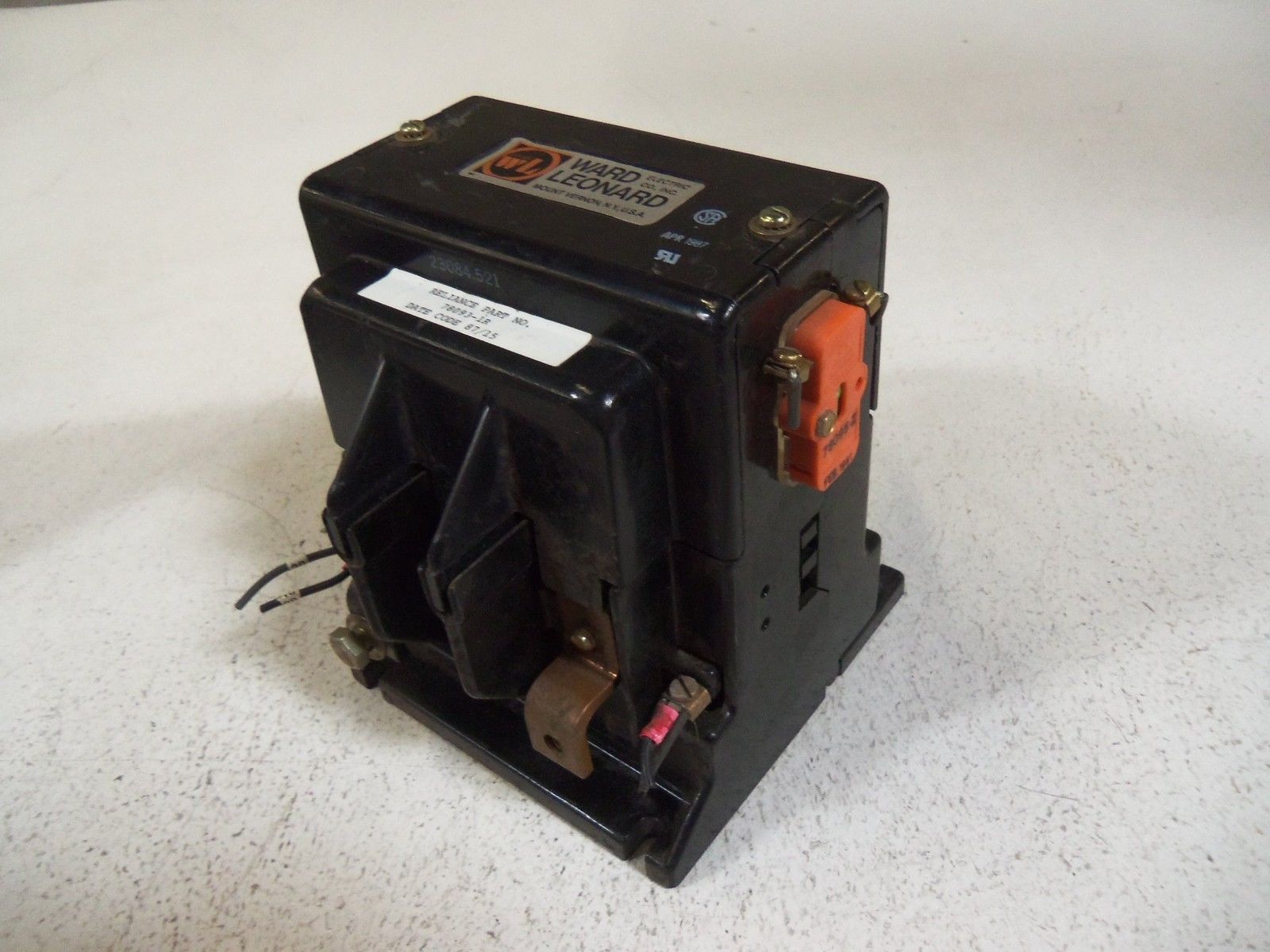 WARD LEONARD CONTACTOR RDP4-11100 *USED*