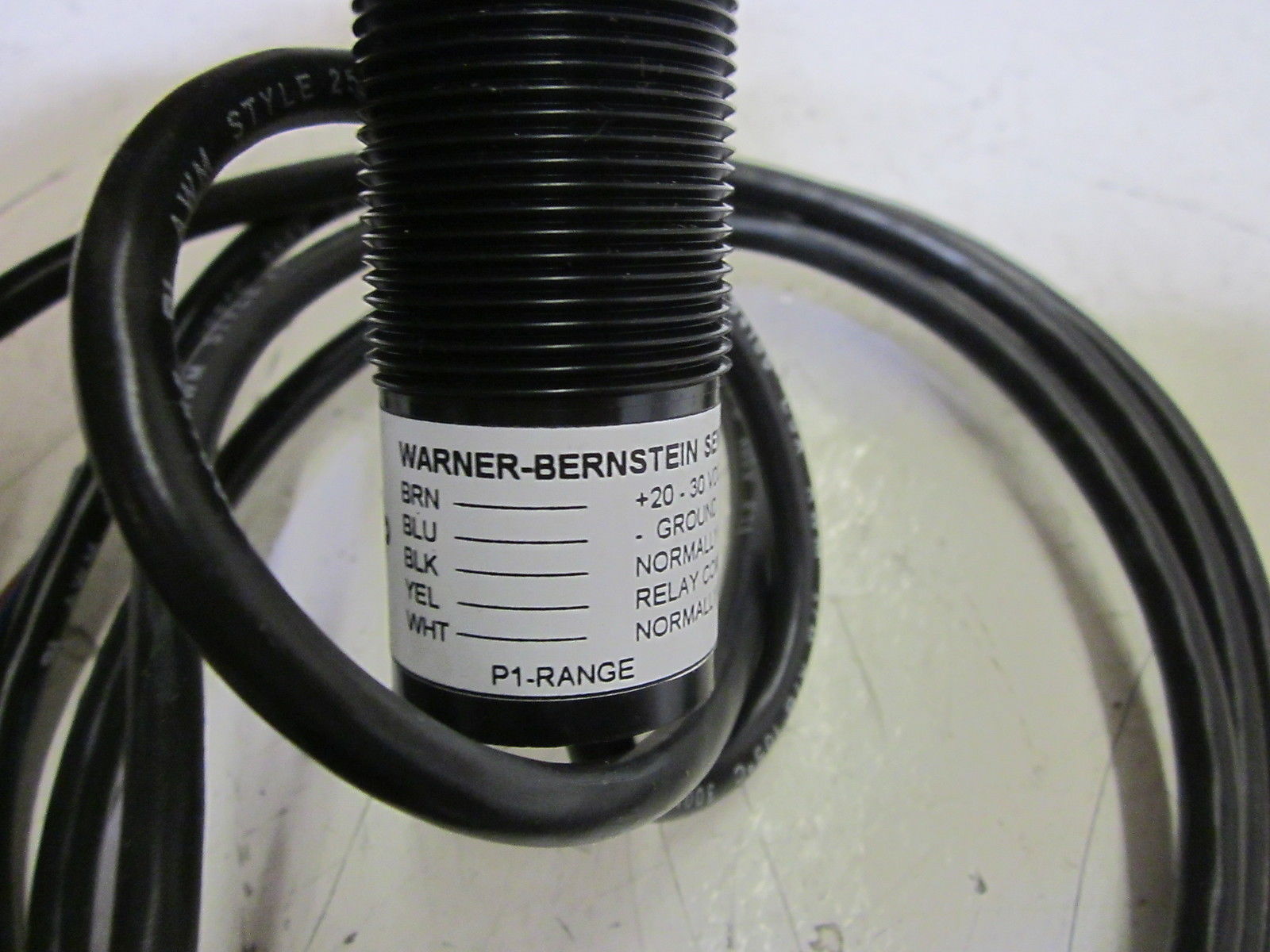 WARNER-BERNSTEIN SENTEC 7600-448-003 ULTRASONIC SENSOR 30VDC UNMP