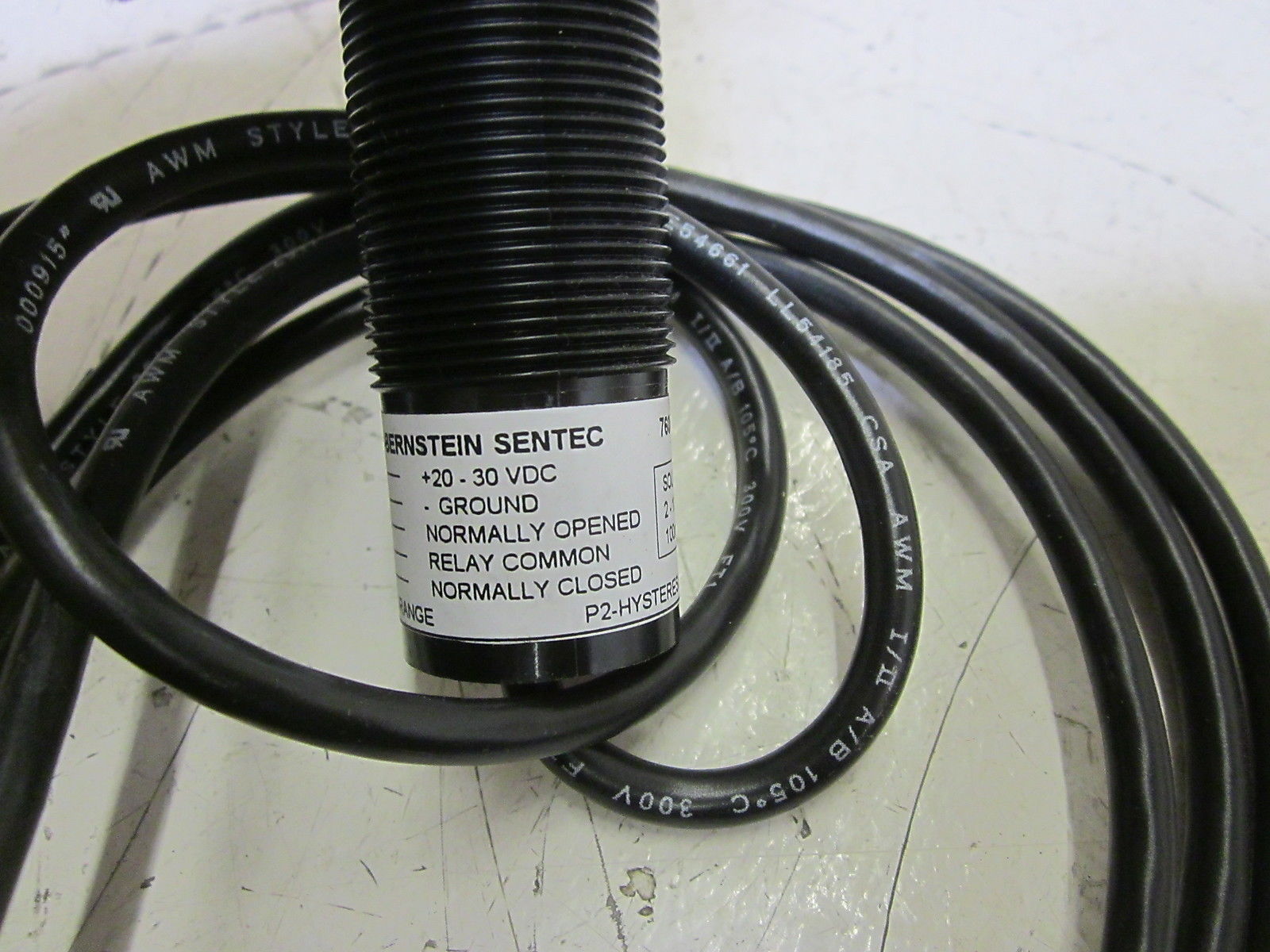 WARNER-BERNSTEIN SENTEC 7600-448-003 ULTRASONIC SENSOR 30VDC UNMP