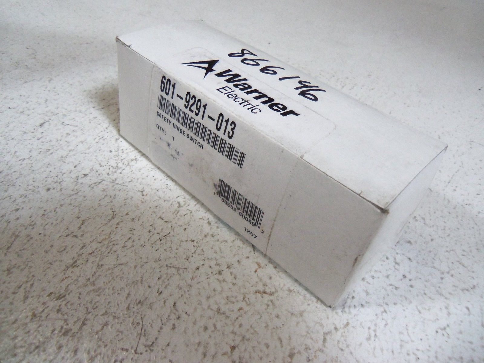 WARNER ELECTRIC SAFETY HINGE SWITCH 601-9291-013 NSMP