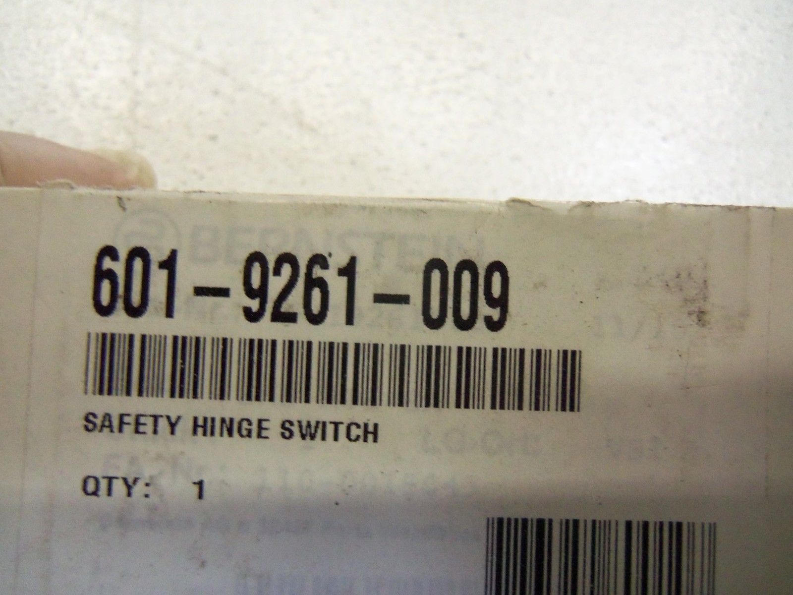 WARNER ELECTRIC SAFETY HINGE SWITCH 601-9261-009 NSMP