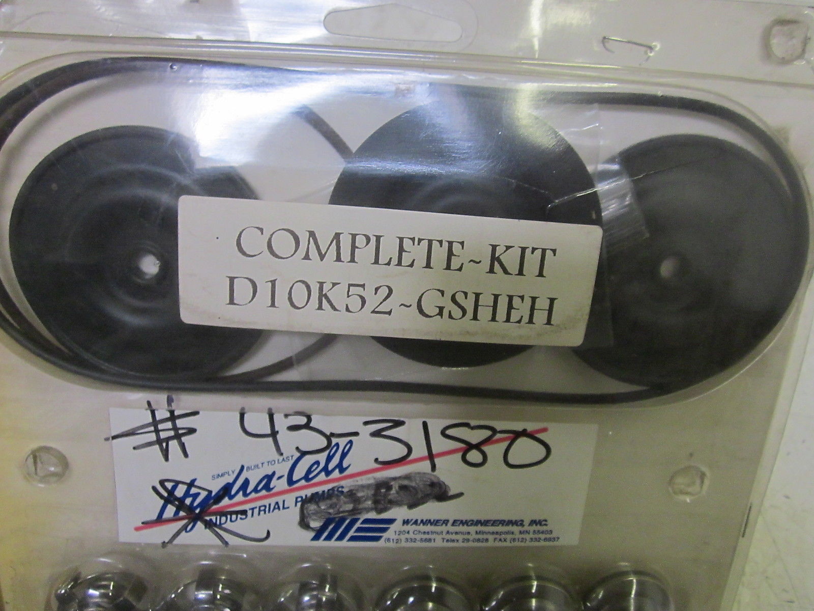 WARNER ENG. D10K52~GSHEH NSMP