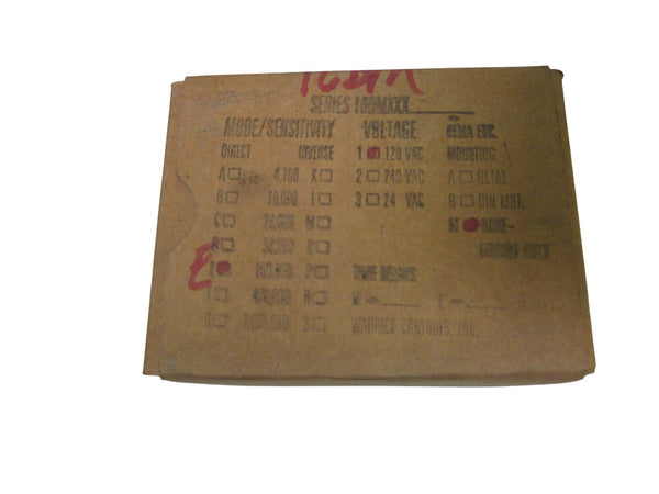WARRICK CONTROLS 16DM-E1M0 RELAY 120VAC UNMP