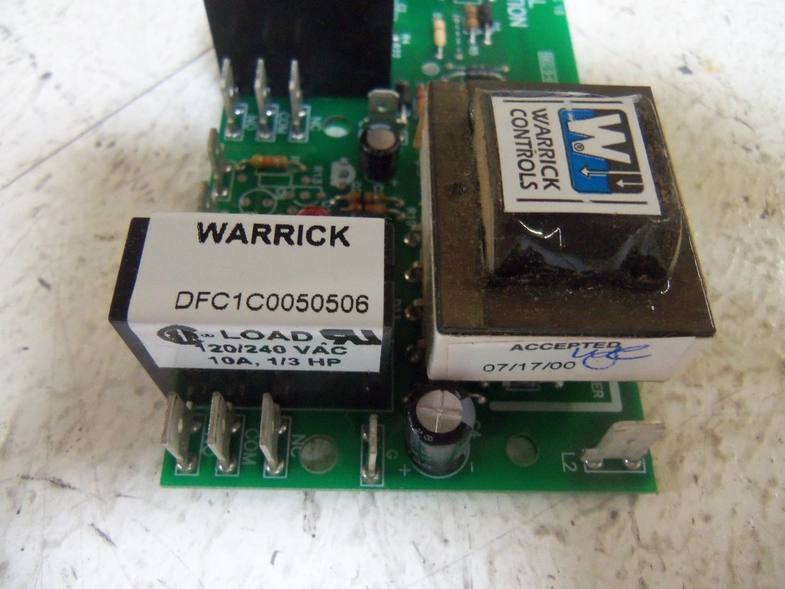 WARRICK DFC1C0050506 CIRCUIT BOARD *NEW IN BOX*