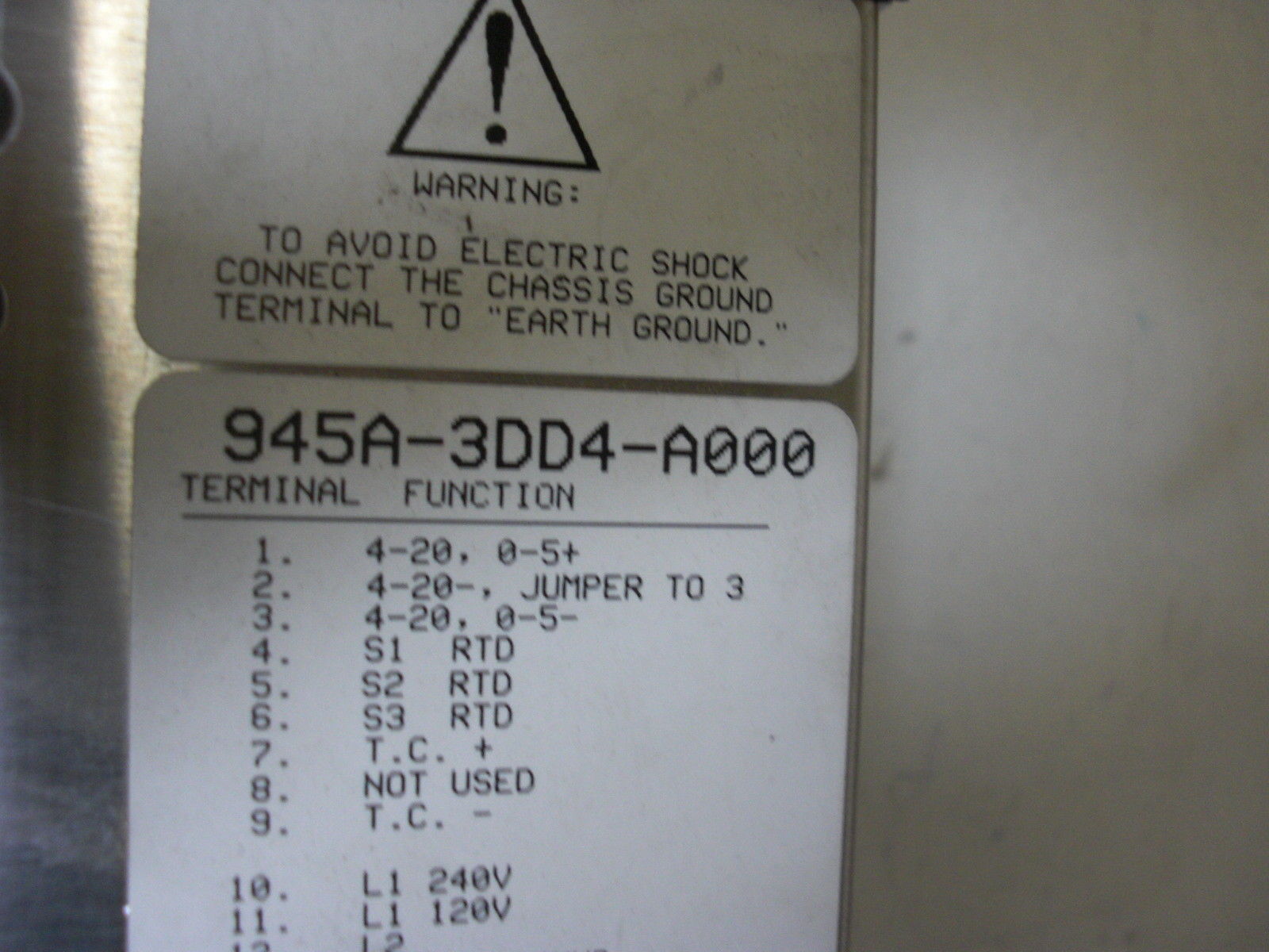 WATLOW 945A-3DD4-A000 UNMP