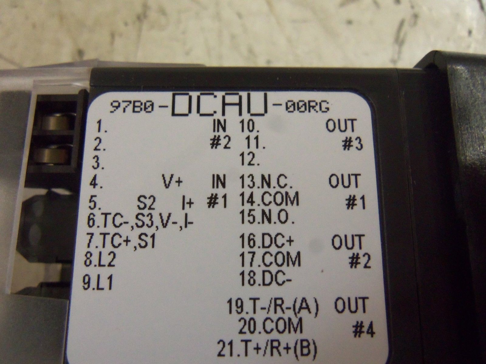 WATLOW 97B0-DCAU-00RG TEMPERATURE CONTROLLER NSMP