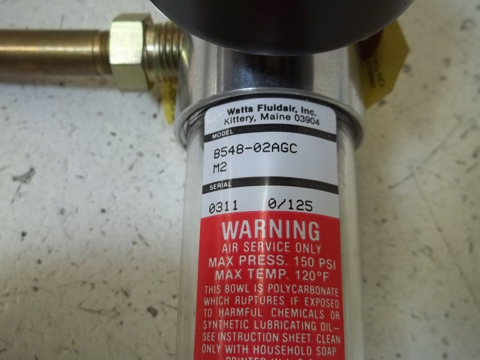 WATTS B548-02AGC REGULATOR NSNP