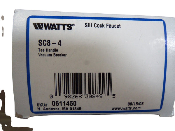WATTS HANDLE TEE VACUUM BREAKER SC8-4 UNMP