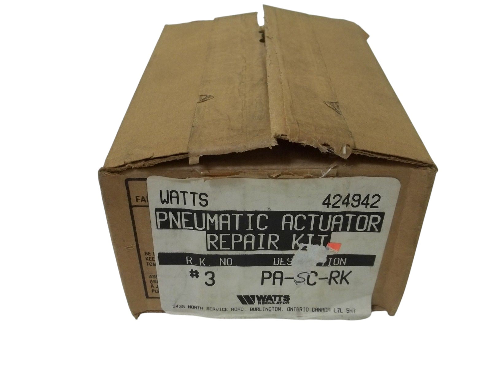 WATTS PA-SC-RK PNEUMATIC ACTUATOR REPAIR KIT NSMP