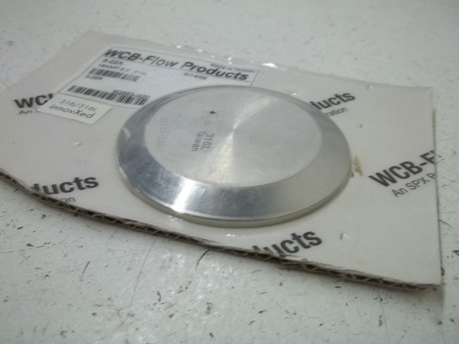 WCB-FLOW PRODUCTS 3.22X 16AMP 2.5" 316L NSMP