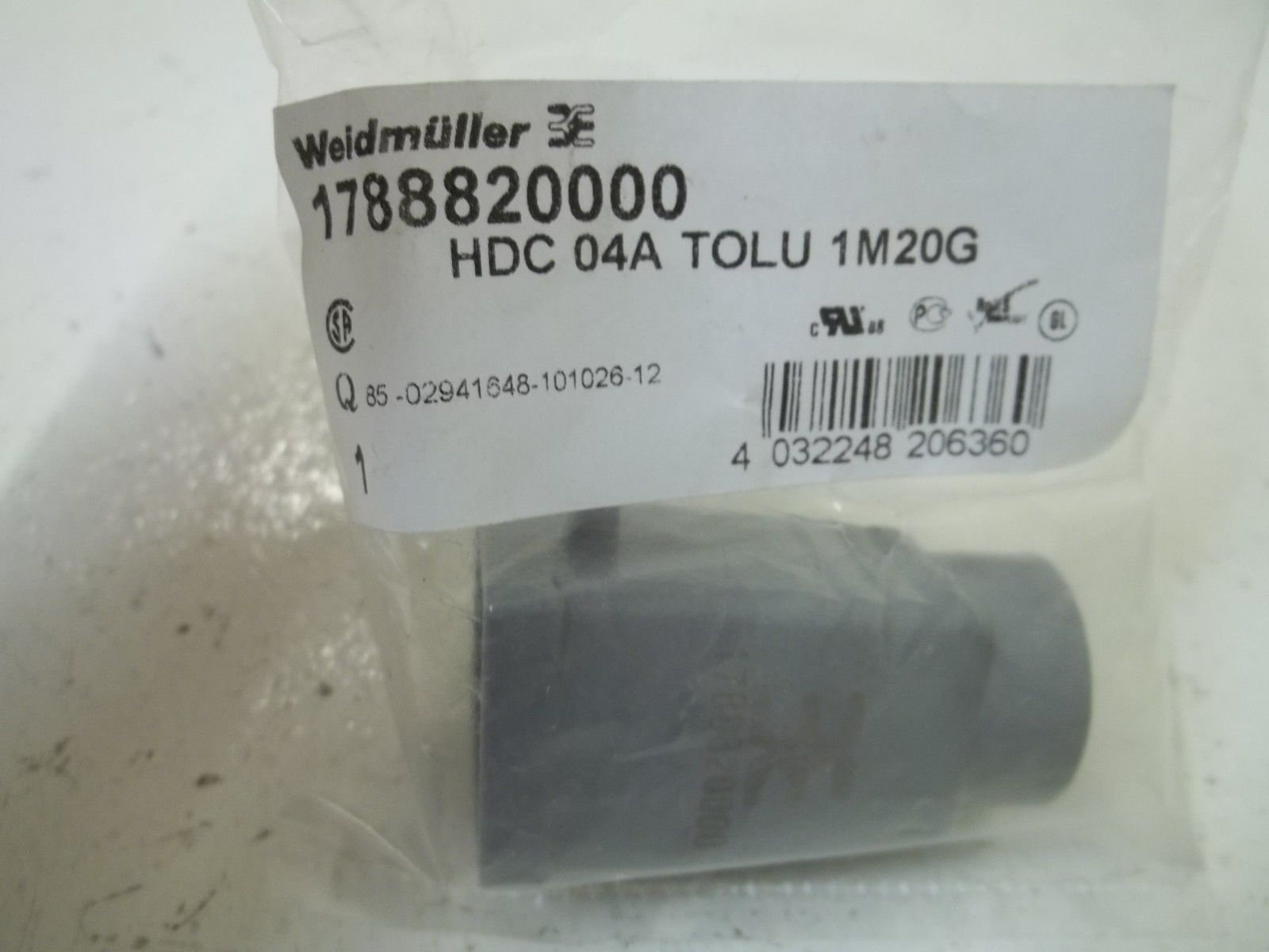 WEIDMULLER 1802440000 HDC-KIT-HA 04.4000 M CONNECTOR NSMP