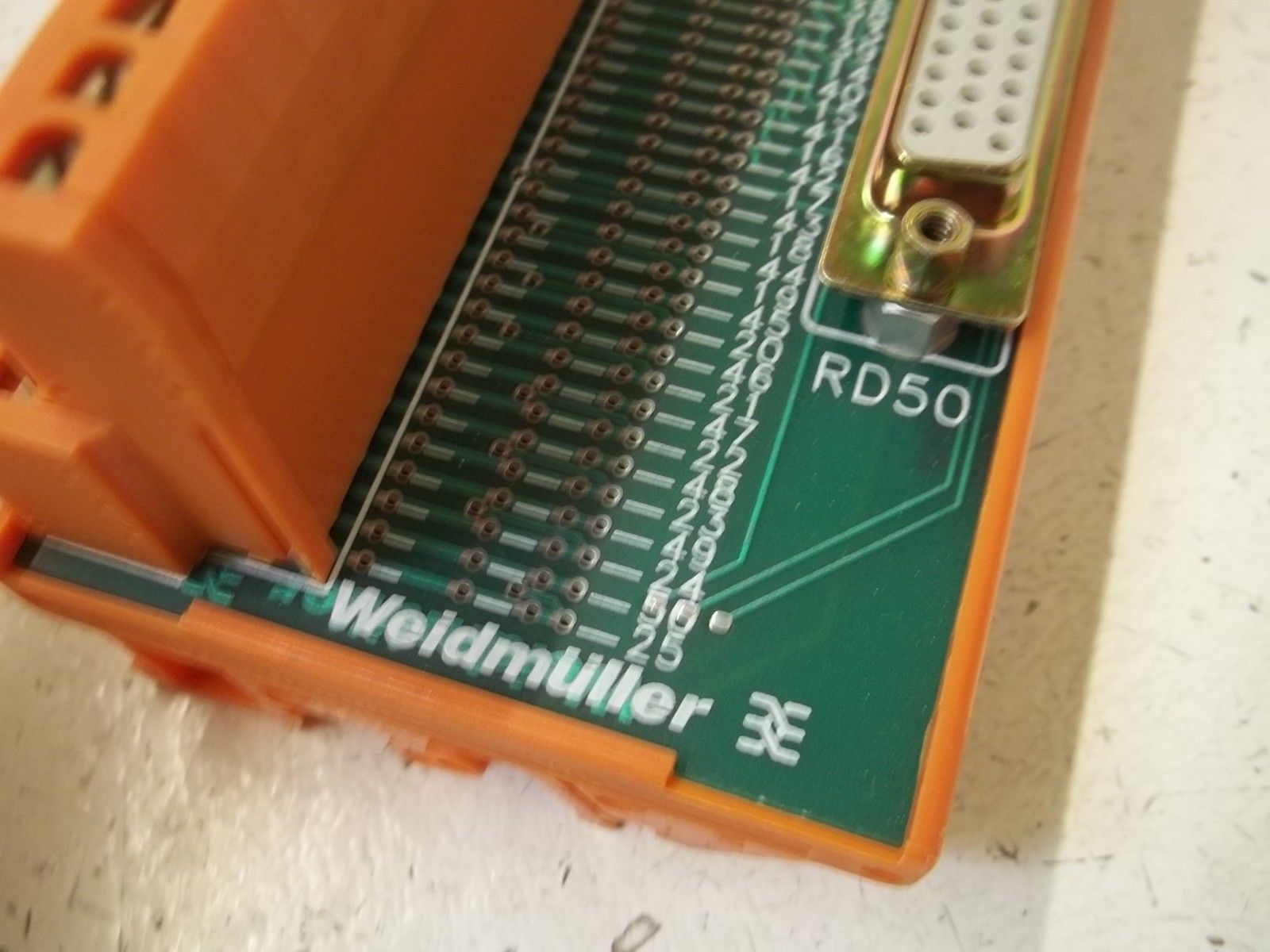 WEIDMULLER RD50 TERMINAL BLOCK UNMP